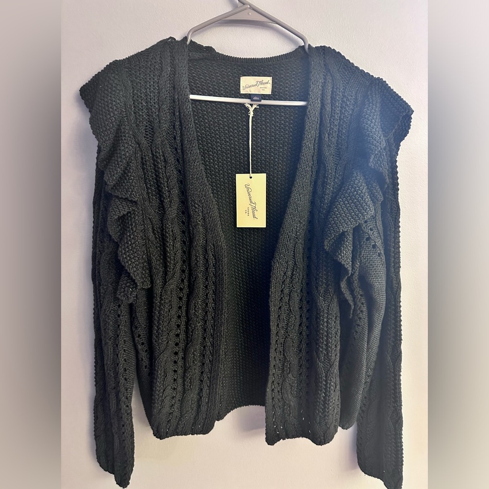 Women’s Ruffle Cardigan Size L